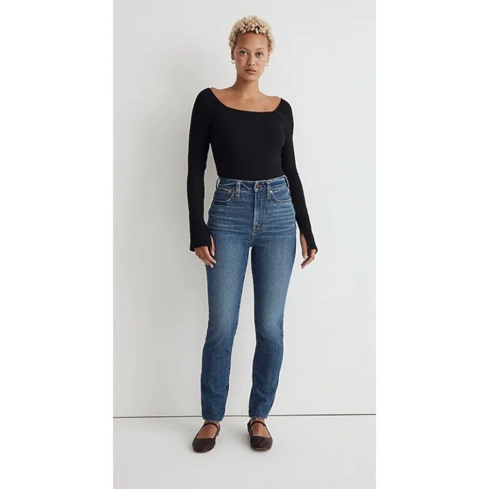 Madewell $128 Tall Curvy Vintage Jean Decatur Wash Size T28 NM872
